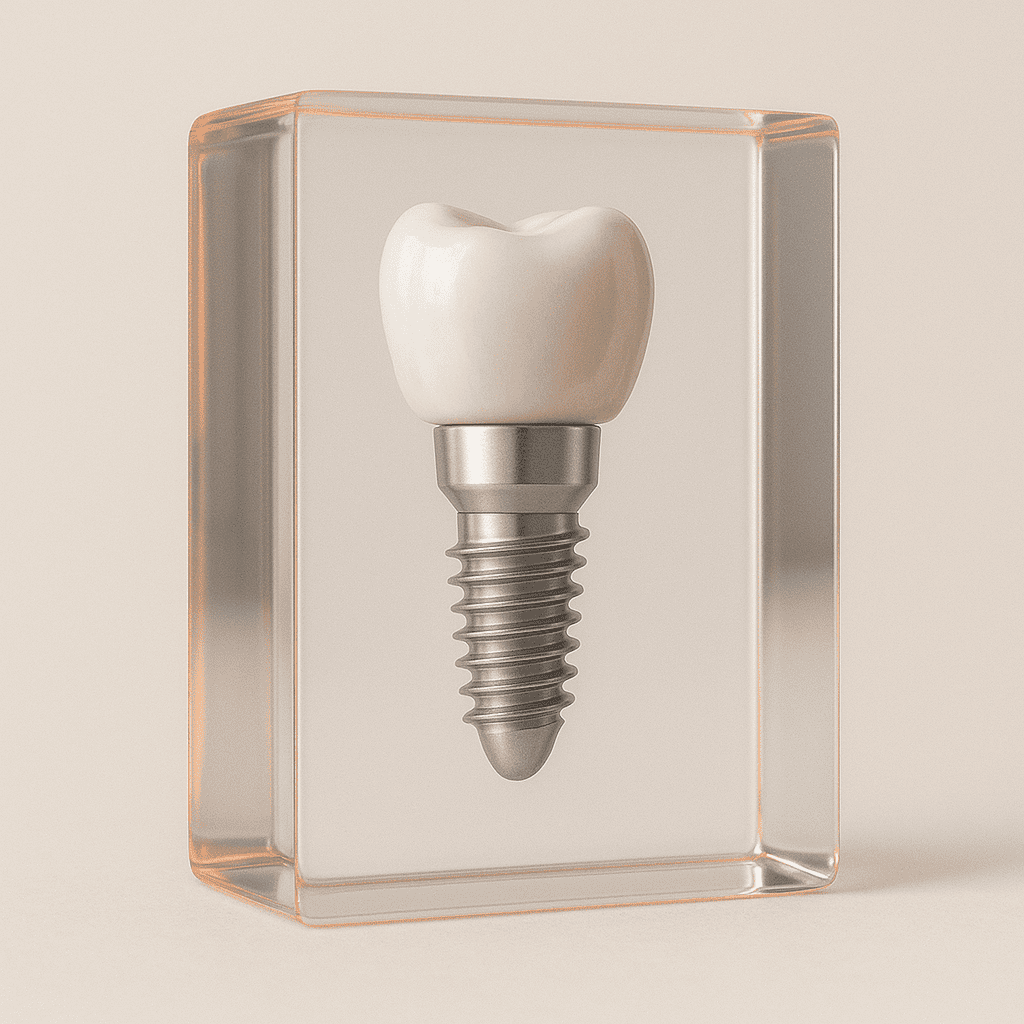Illustration showing evaluation checklist for choosing the best dental implant provider in Dubai